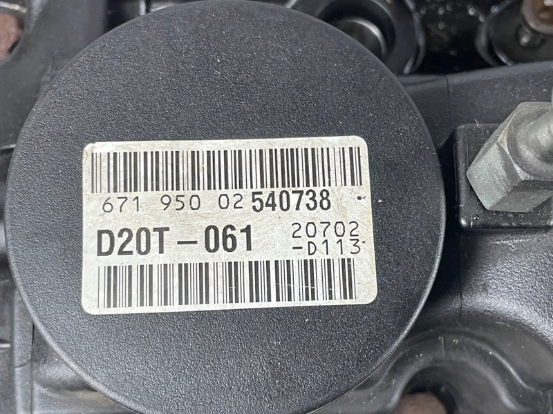 Двигатель D20T, Москва