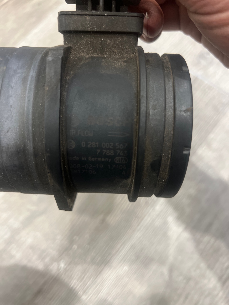 Датчик массового расхода воздуха, 5000 рублей, Орёл