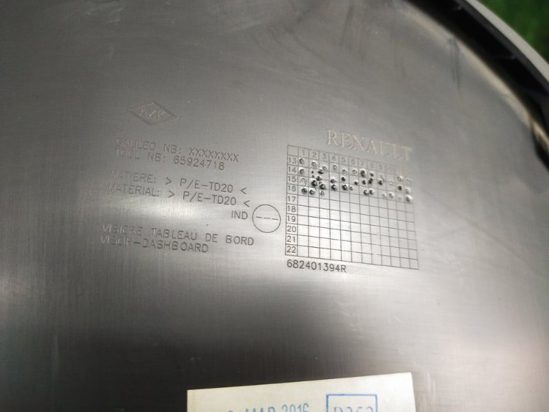 Накладка на торпедо, 500 рублей, Красноярск