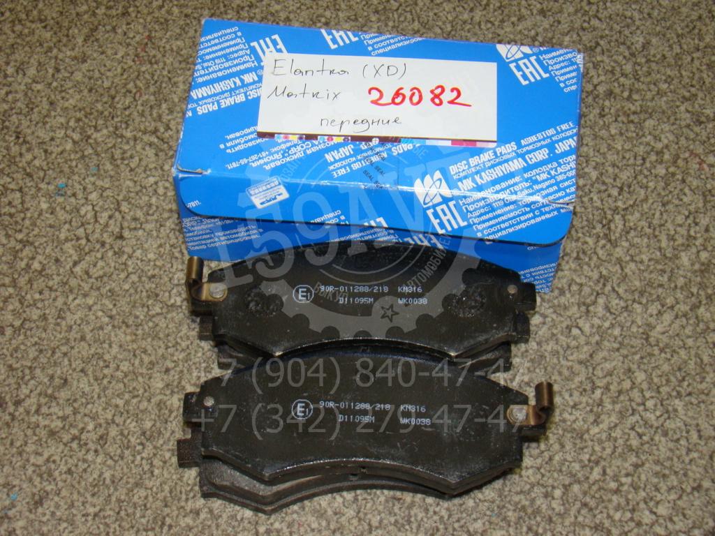 Колодки тормозные передние к-кт, 1000 рублей, Пермь