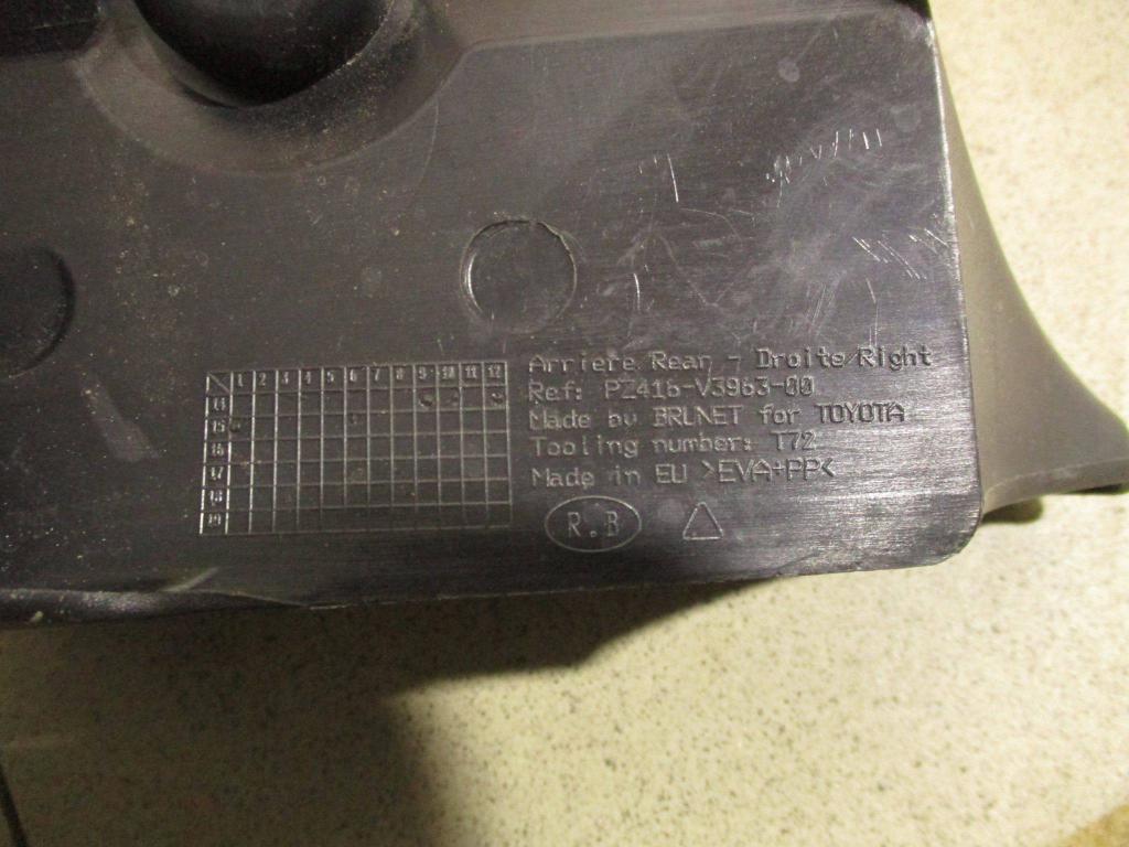 Брызговик задний правый, 4000 рублей, Пермь