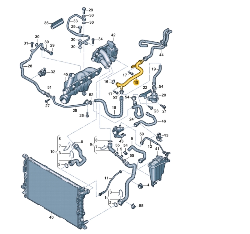 Трубка системы охлаждения, 1500 рублей, Санкт-Петербург
