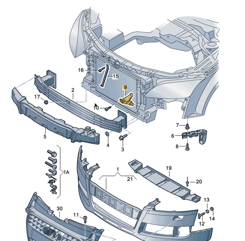 Кронштейн бампера, 1500 рублей, Санкт-Петербург