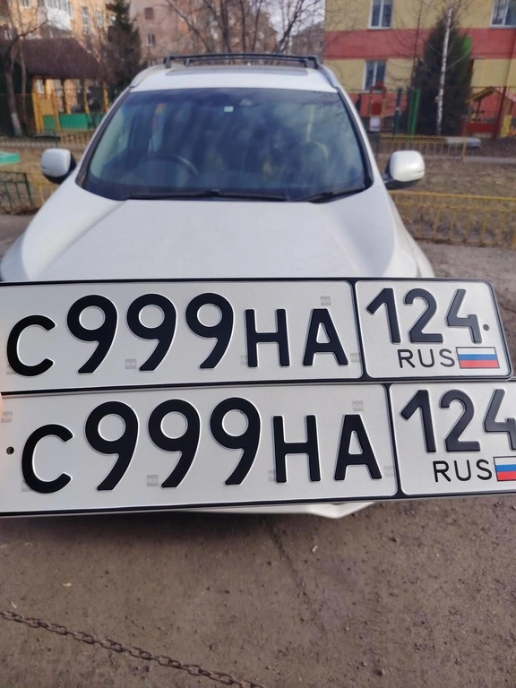 Гос номер 999 300000 рублей, Красноярск