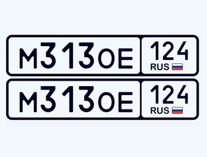 Госномер 313 35000 рублей, Красноярск