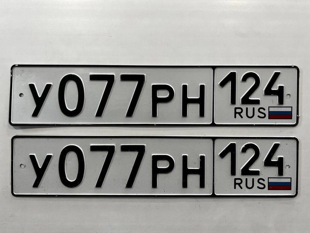 гос номер У 077 РН 124 105000 рублей, Красноярск