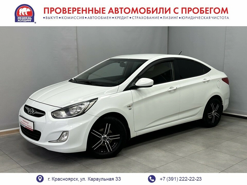 Седан Hyundai Solaris 2011 года, 875000 рублей, Красноярск