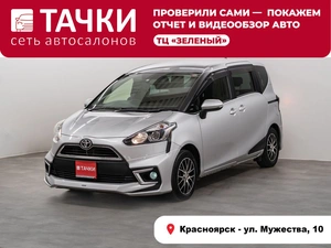 Минивэн Toyota Sienta 2016 года, 1300000 рублей, Красноярск