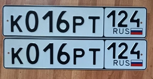 Госномер К 016 РТ 124 50000 рублей, Красноярск