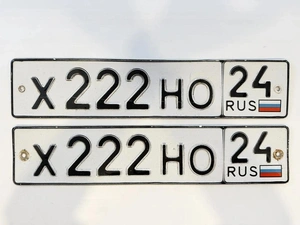 гос номер Х 222 НО 24 235000 рублей, Красноярск