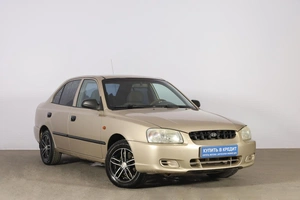 Седан Hyundai Accent 2002 года, 349000 рублей, Новосибирск