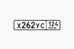 Госномер 262 20000 рублей, Красноярск