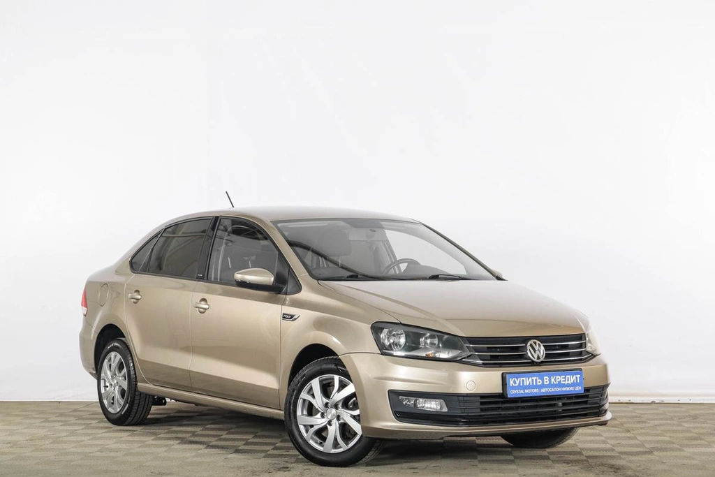Седан Volkswagen Polo 2016 года, 1219000 рублей, Тюмень