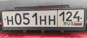 Н 051 НН 124 Rus 250000 рублей, Красноярск