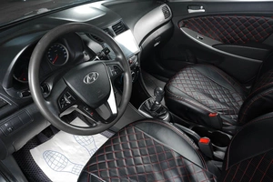 Седан Hyundai Solaris 2013 года, 479000 рублей, Тюмень