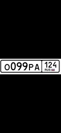 Гос номер 099 90000 рублей, Красноярск