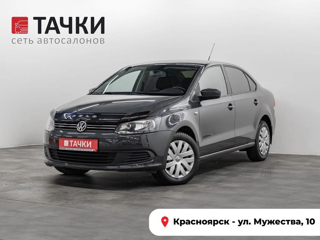 Седан Volkswagen Polo 2012 года, 875000 рублей, Красноярск