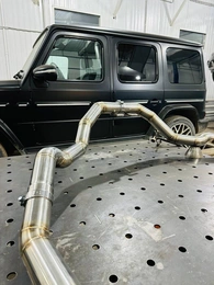 Тюнинг выхлопа. Изготовление выхлопной системы из нержавейки. Аргон. 15000 рублей, Красноярск