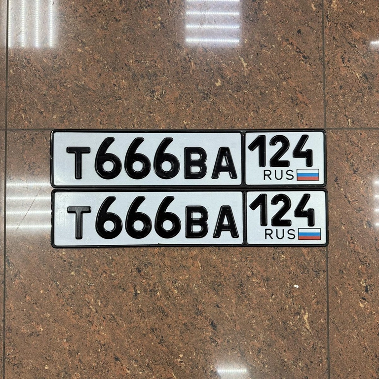 Гос номер 666 280000 рублей, Красноярск