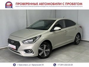 Седан Hyundai Solaris 2017 года, 1235000 рублей, Красноярск