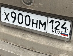 Госномер х900нм124 110000 рублей, Красноярск