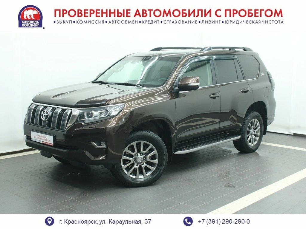 Внедорожник Toyota Land Cruiser Prado 2018 года, 3990000 рублей, Красноярск