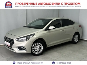 Седан Hyundai Solaris 2017 года, 1245000 рублей, Красноярск