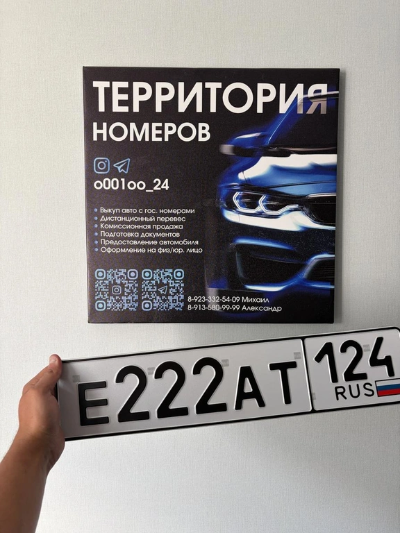 Е 222 АТ 124 238000 рублей, Красноярск