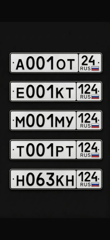 Гос номер 001 500000 рублей, Красноярск