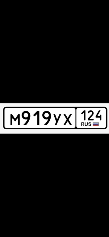Гос номер М919УХ 124 40000 рублей, Красноярск