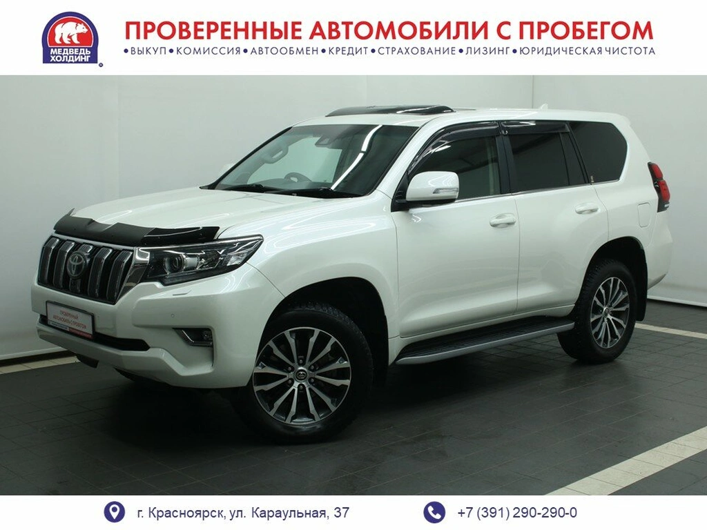 Внедорожник Toyota Land Cruiser Prado 2018 года, 4950000 рублей, Красноярск