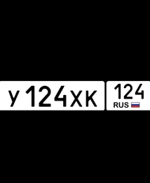 госномер 124 124 130000 рублей, Красноярск