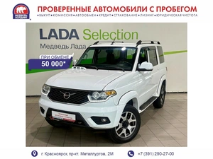 Внедорожник УАЗ Patriot 2019 года, 1060000 рублей, Красноярск