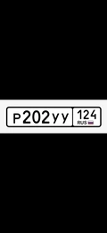 Гос номер Р202УУ 124 75000 рублей, Красноярск