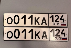 Продам гос.номер О 011 КА 124 120000 рублей, Красноярск