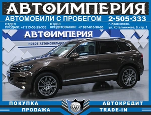 Внедорожник Volkswagen Touareg 2012 года, 2058000 рублей, Солонцы