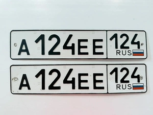 гос номер А 124 ЕЕ 124 205000 рублей, Красноярск