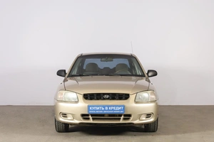 Седан Hyundai Accent 2002 года, 349000 рублей, Новосибирск