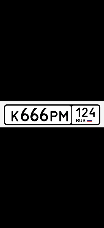 Гос номер 666 250000 рублей, Красноярск