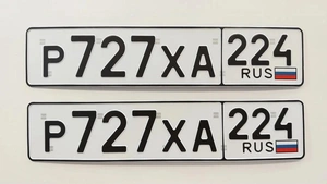 гос номер Р 727 ХА 224 35000 рублей, Красноярск