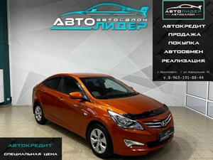 Седан Hyundai Solaris 2015 года, 949000 рублей, Красноярск