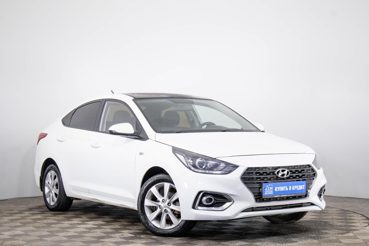 Седан Hyundai Solaris 2017 года, 989000 рублей, Пермь