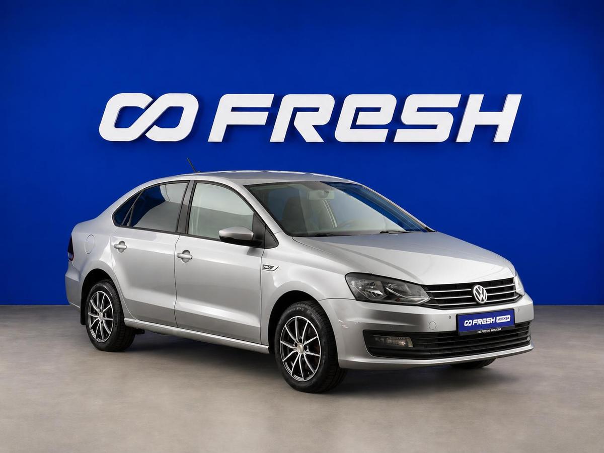 Седан Volkswagen Polo 2018 года, 1075077 рублей, Москва