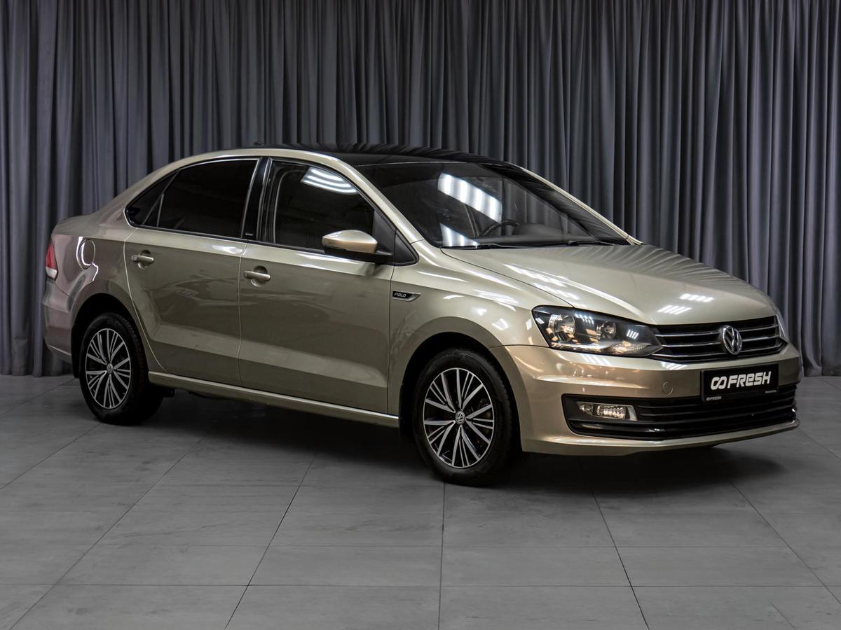 Седан Volkswagen Polo 2016 года, 777000 рублей, Тюмень